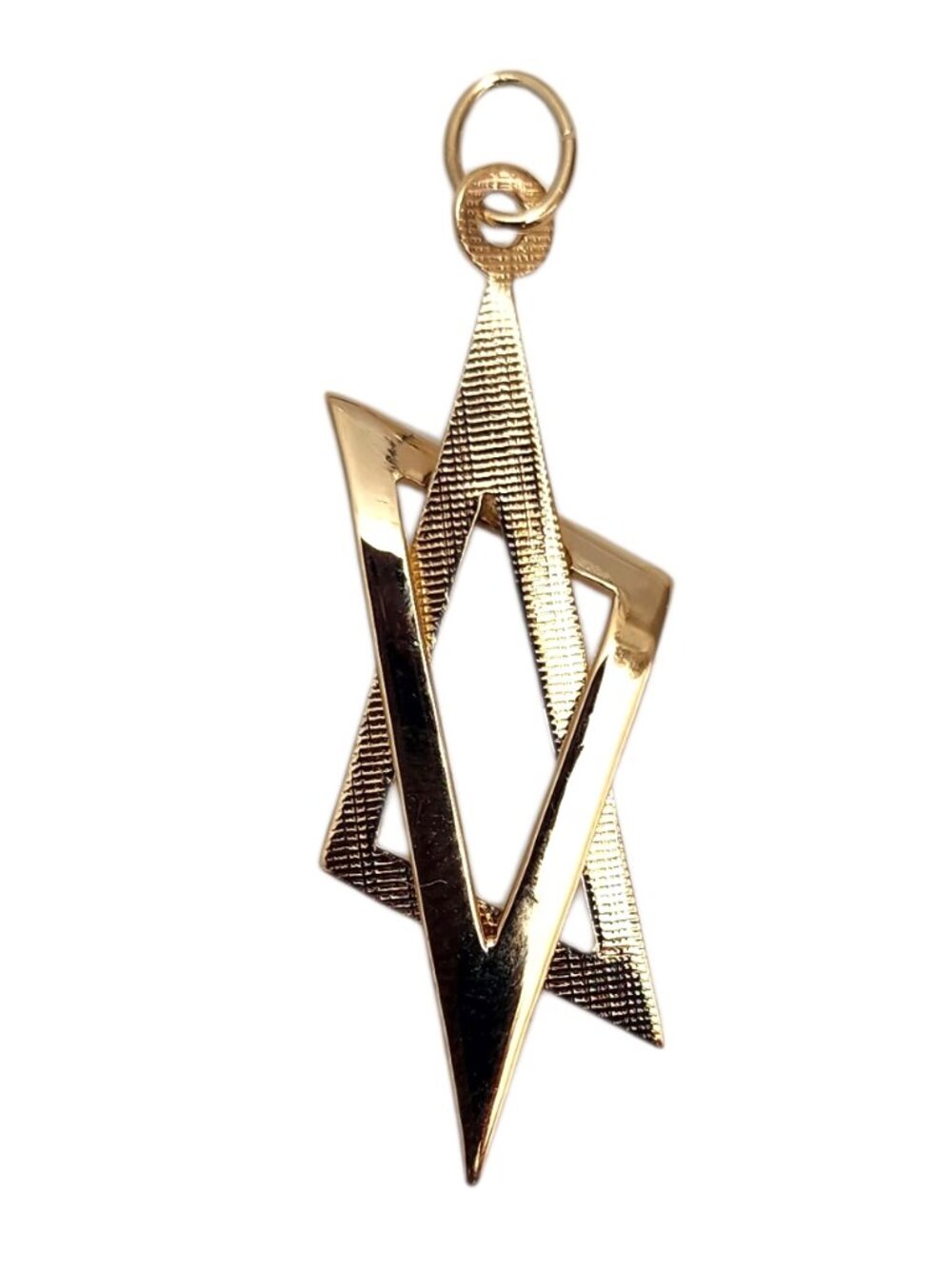 14K Yellow Gold Star of David Charm #25250
